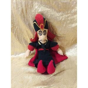 Vintage Disney Aladdin JAFAR Bean Bag Plush Toy 8” Stuffed Animal